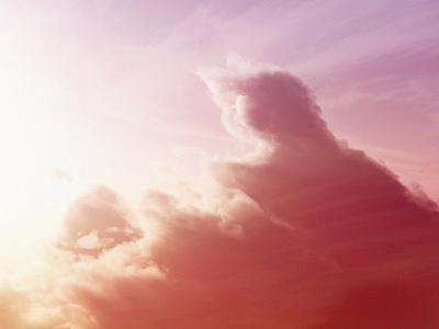 CG Clouds album cover art cgi design digital motion graphics photorealistic photoshop red sky terragen