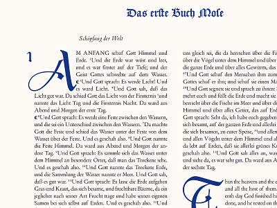 Bible Typography - Horst Erich Wolter 1955