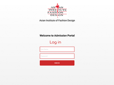student admission portal login design page ui design uidesign uiux ux webdesign