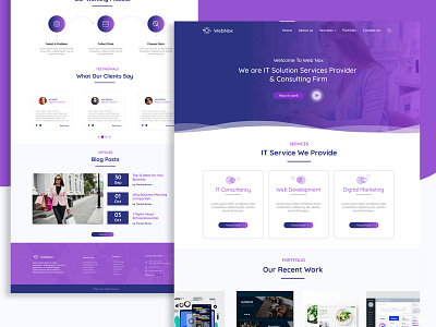 IT Services Company add banner design ecommerce mobile app design photoshop ui uiux ux webdesign