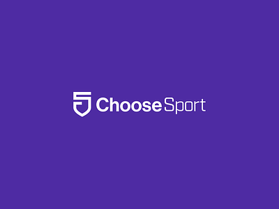 Choose Sport - Lock Up brand brand identitiy branding design designer graphic identity logo mark nonprofit sport charity sport logo visual identity