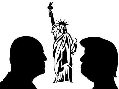 Need More freedom! 2020 biden blackandwhite debate democrat design election election 2020 freedom illustration illustrator presidential election republican statue trump usa