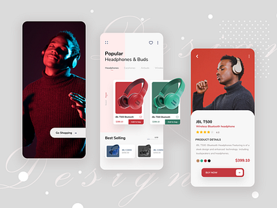 JBL Headphone - Ecommerce Mobile App