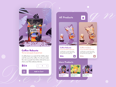 Product Page Mobile App UI