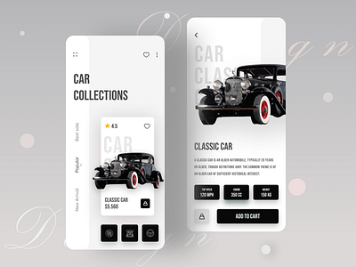 Car Ecommerce App UI