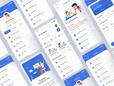 Online Learning App UI