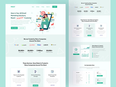 Maily- Email Service Landing Page
