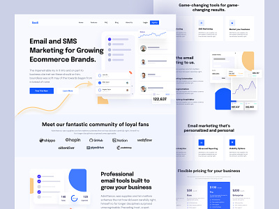 SaaS - Email Marketing Landing page