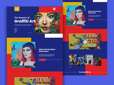 Graffiti Art Landingpage