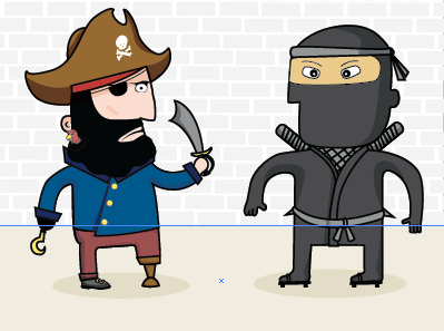 Pirate Ninja illustration