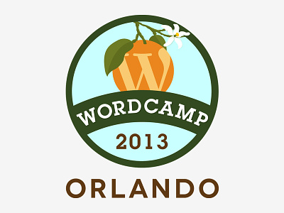 Wordcamp Orlando 2013 Logo branding vector wordcamp wordpress