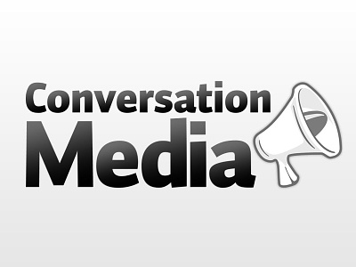 Conversation Media branding icon illustration logo megaphone
