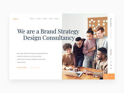 Design Agency Website - Exploration