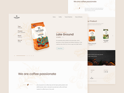 Coffee Shop Landing Page