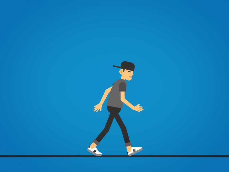 Walk_cycle character animation