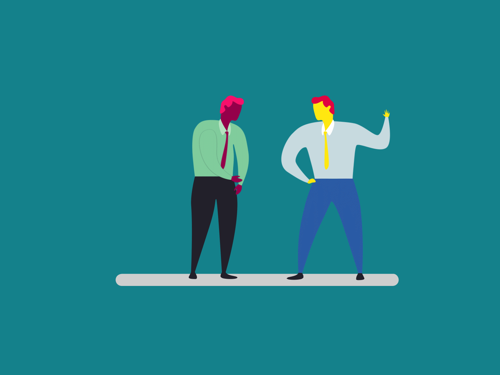 Two man by SERG_RAFA on Dribbble