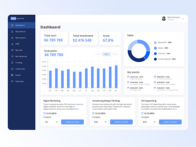 ADS System - Product Advertising Tracking dashboard design ui ui design ux ux design