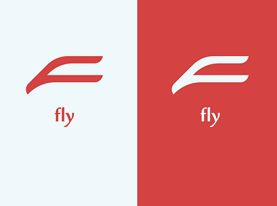 Logo - Fly for Airlanes company fly graphic design illustrator logo logodesign