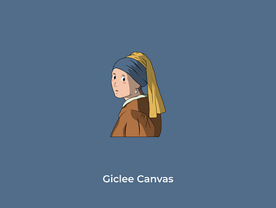Giclee Canvas (Anime Style) anime canvas design designs giclee graphic graphic design illustration illustrator sketch vermeer