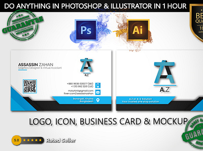 Business Card & Logo Design branding design graphic design illustration logo design vector