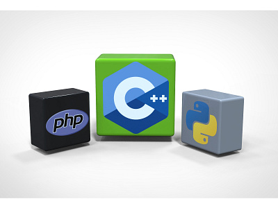PHP C++ Python animation branding design illustration illustrator logo python ui ux visualization website