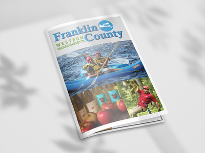 Franklin County Guidebook branding brochure brochure design indesign layout design