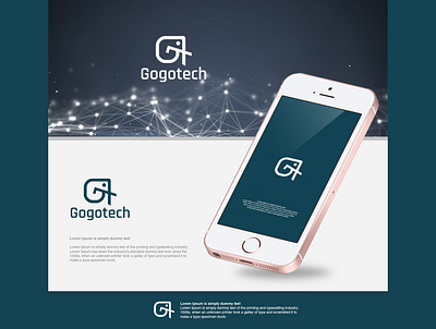 Gogotech branding design logo logo and brand logo design logodesign minimalist logo print design typography vector