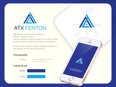 ATX Fenton branding design hand drawn illustration logo logo design logodesign minimalist logo typography vector