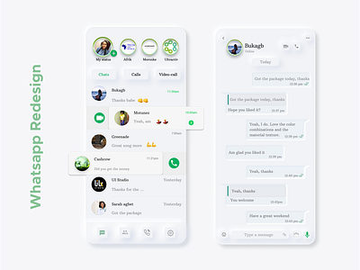 whatsapp Redesign challenge