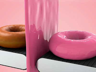 Glazed donuts 3d 3d animation c4d chocolate glaze cinema4d donut donuts glaze loop animation looping animation looping video motion graphics satisfying satisfying animation