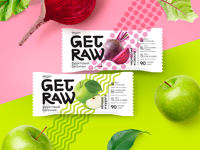 GETRAW packagedesign raw vegan