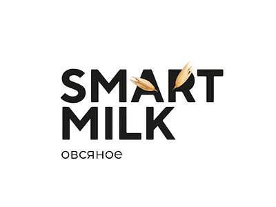 Smart milk branding logo nondairy vegan