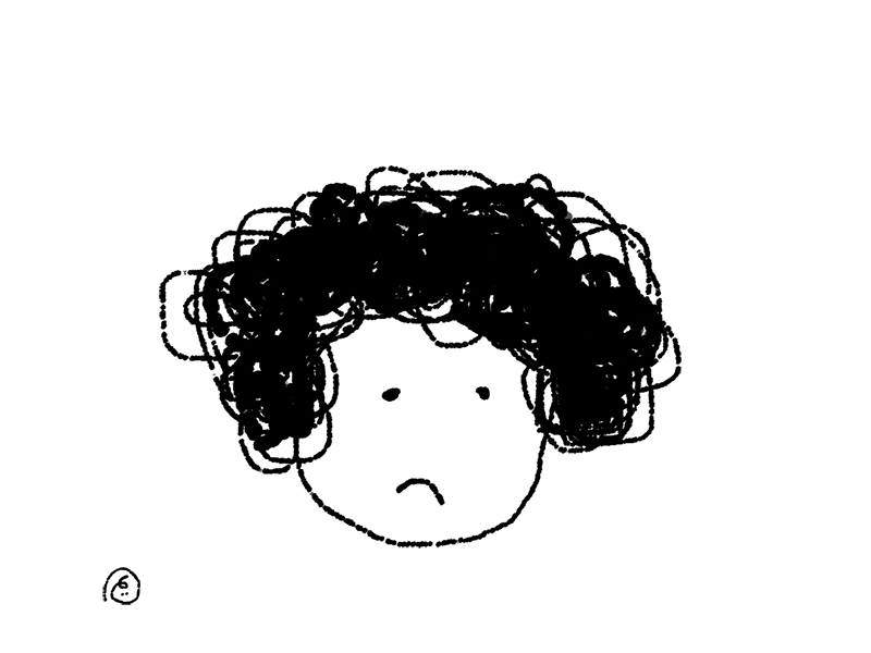 too much hair by May on Dribbble