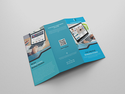 Trifold Brochure animation branding business card company profile design flyer design illustration profile design tri fold brochure trifold brochure ui