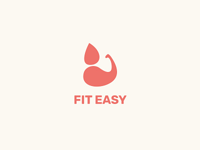 Logo Fit Easy branding icon illustrator logo ui vector