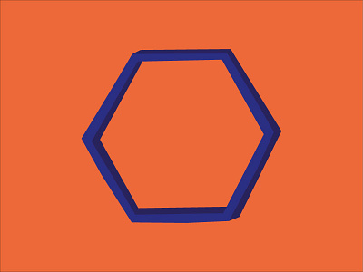 Hexagon art geometry hexagon illustration illustrationart illustrator minimalism objects shadows