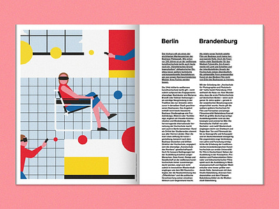 Legacy of Bauhaus education II adobe illustrator artwork drawing editorial flat graphic illustration illustrator minimal vector vector art