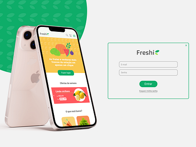 Freshi Hortifruti - Login screen