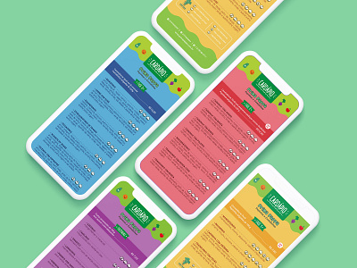 Digital Menu design app cardapio colors comida design food interface menu ui