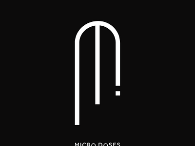 microdoses branding design icon logo slow fashion typography vector