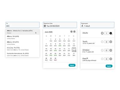 FlyUX Dropdowns