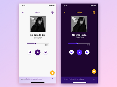 Earfull app – Dark & Light Mode app mobile ui ui design