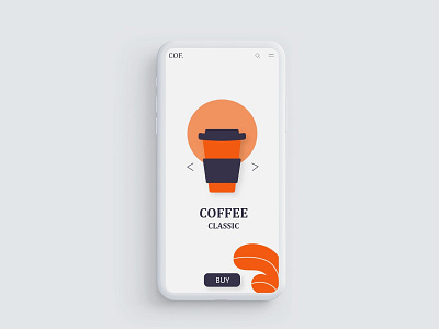 Classic Coffee UI design