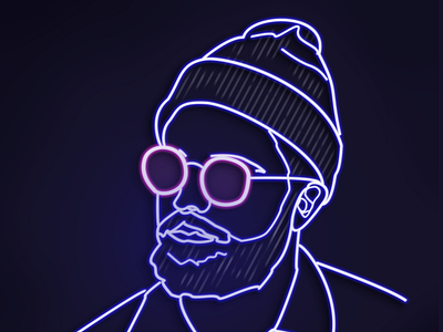 Neon Portrait