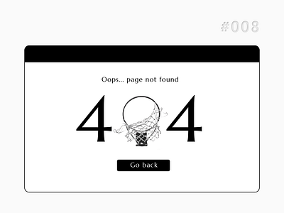 404 page 008 404 404 error 404 page daily ui dailyui dailyuichallenge