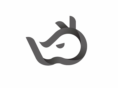 Rhino Logo Mark animal brand branding design icon illustration lineart logo typography ui ux vector