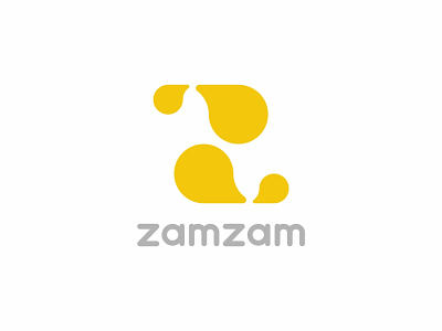 Zamzam Drinks Logo brand branding design icon logo