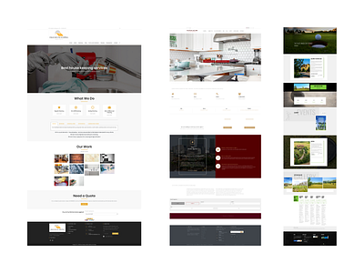 WEB DESIGN via WordPress branding design illustration typography web website
