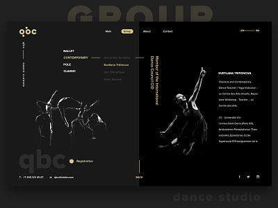 Qbc Group ballet dance studio web