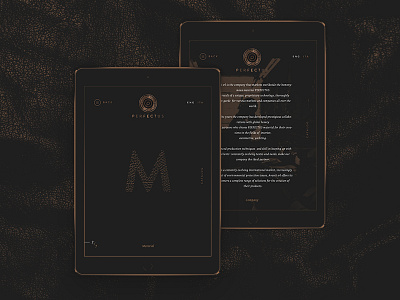 Perfectus concept desktop ecommerce fashion leather minimal minimalism site ui ux web